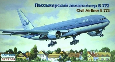 14442  авиация  Б-772 KLM (1:144) 4620748782035