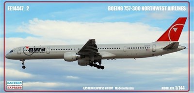 14447-2  авиация  BOEING 757-300 NORTHWEST AIRLINES (1:144) 2000000100890
