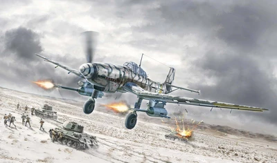 1466  авиация  Ju-87 G-2 Kanonenvogel  (1:72) 8001283014663
