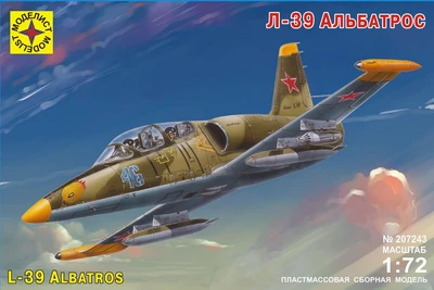 207243  авиация  Самолет  Л-39 Альбатрос  (1:72) 4607061766911