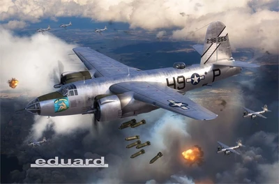 2146  авиация  Marauder B-26F/G  (1:72) 8591437589791