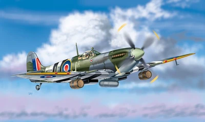 2696  авиация  SPITFIRE Mk.IXc "BEER TRUCK" (1:48) 2000002093176