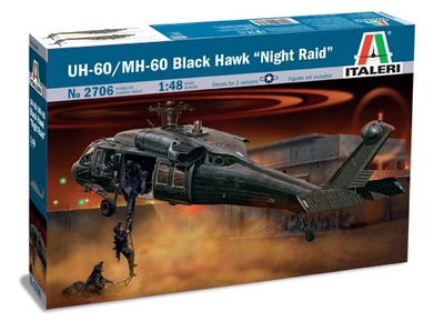 2706  авиация  UH-60/MH-60  BLACK HAWK "NIGHT RAID" (1:48) 8001283027069