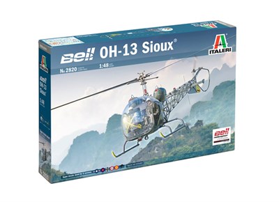 2820  авиация  Bell OH-13 Sioux  (1:48) 8001283028202
