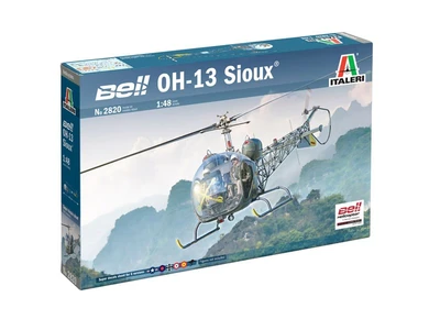 2820  авиация  Bell OH-13 Sioux  (1:48) 8001283028202
