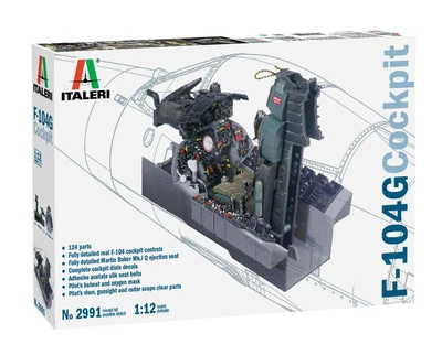 2991  авиация  F-104G Cockpit  (1:12) 8001283029919