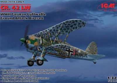 32021  авиация  CR.42LW, Штурмовой самолет ВВС Германии II МВ  (1:32) 2000000165318