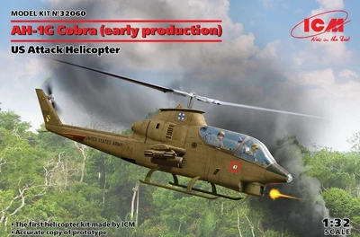 32060  авиация  AH-1G Cobra (early) US Attack Helicopter  (1:32) 4823044407750