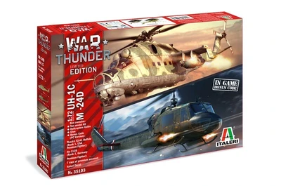 35103  авиация  UH-1C & M-24D  (1:72) 8001283351034