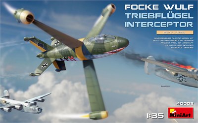40002  авиация  FOCKE WULF TRIEBFLUGEL INTERCEPTOR  (1:35) 2000002065579