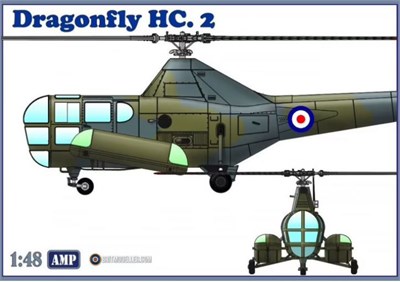 48003  авиация  Westland Dragonfly HC.2  (1:48) 2000000208503