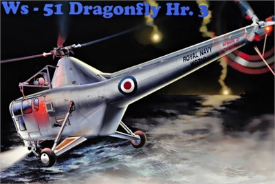 48004  авиация  Westland WS-51 Dragonfly Hr.3  (1:48) 2000000208510