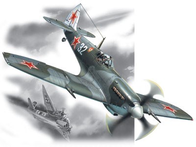48066  авиация  Spitfire LF Mk.IX,  ВВС РККА (1:48) 2000000003153