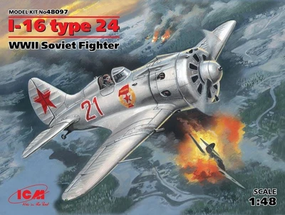 48097  авиация  И-16 тип 24   (1:48) 2000000079042