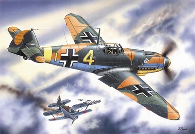 48103  авиация  Bf-109F-4 (1:48) 2000000003276