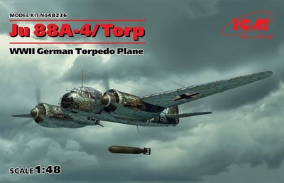 48236  авиация  Ju-88A-4/Torp, WWII German Torpedo Plane  (1:48) 2000000084589