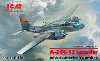 48283  авиация  A-26С-15 Invader, WWII American Bomber  (1:48) 2000000156293