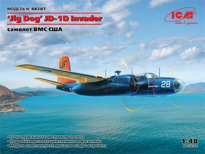 48287  авиация  JD-1D Invader U.S. Navy utility aircraft  (1:48) 4823044408474
