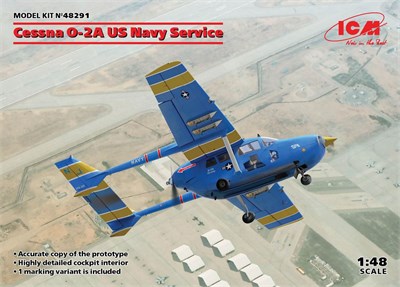 48291  авиация  Cessna O-2A авиации флота США  (1:48) 2000000165394