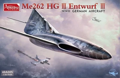 48A005  авиация  Me 262 HG III Entwurf III  (1:48) 6954248848051