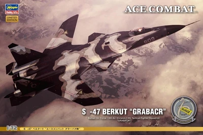 52122  авиация  ACE COMBAT ОКБ Сухого-47 BERKUT "GRABACR"  (1:72) 4967834521223