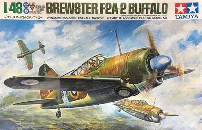 61019  авиация  Brewster F2A-2 Buffalo  (1:48) 2000000131016