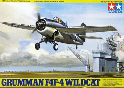 61034  авиация  Grumman F4F-4 Wildcat  (1:48) 4950344996292
