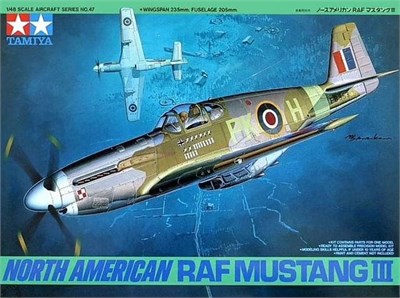 61047  авиация  North American RAF Mustang III  (1:48) 4950344996353
