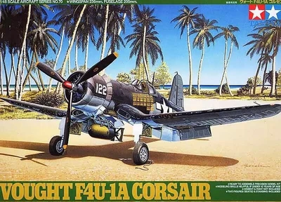 61070  авиация  Vought F4U-1A "Corsair"  (1:48) 4950344992492