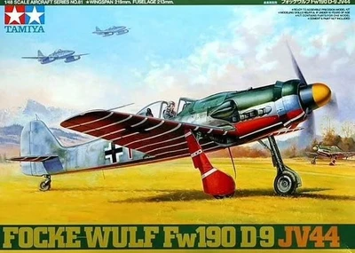 61081  авиация  Fw-190 D-9 JV44  (1:48) 4950344610815