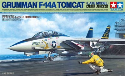61122  авиация  Grumman F-14A Tomcat Carrier Launch Set  (1:48) 4950344611225
