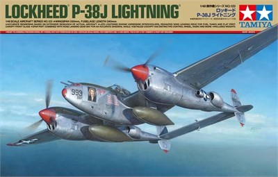 61123  авиация  Lockheed P-38J Lightning  (1:48) 4950344611232
