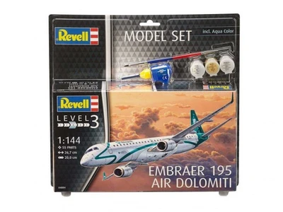 64884  авиация  Embraer 195 AIR DOLOMITI MODEL SET  (1:144) 2000000154329
