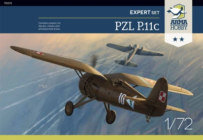 70015  авиация  PZL P.11c Expert Set  (1:72) 2000000171555
