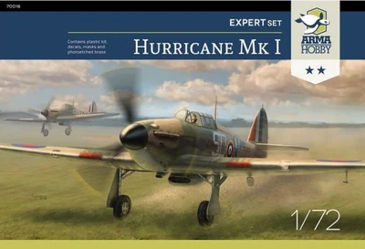 70019  авиация  Hurricane Mk.I  Expert Set  (1:72) 2000000168951