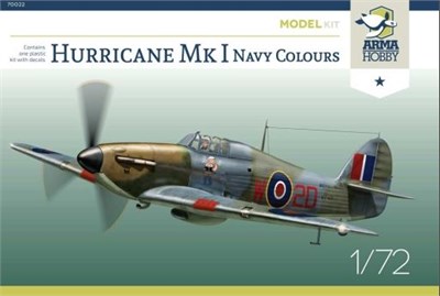 70022  авиация  Hurricane Mk I Navy Colours  (1:72) 2000000171081