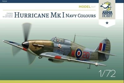 70022  авиация  Hurricane Mk I Navy Colours  (1:72) 2000000171081