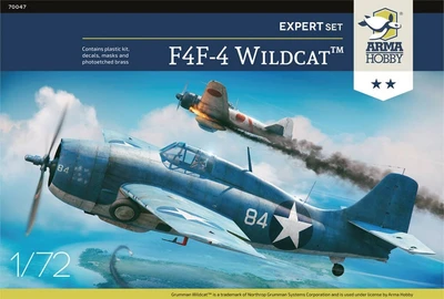 70047  авиация  F4F-4 Wildcat Expert Set (1:72) 5902734373311