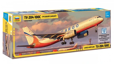 7031  авиация  Ту-204-100С  Самолет грузовой  (1:144) 4600327070319