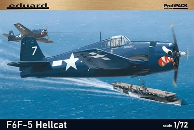 7077  авиация  Grumman F6F-5 Hellcat Profipack  (1:72) 8591437070770
