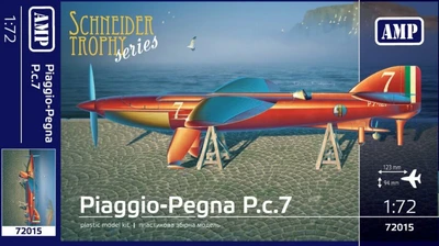 72015  авиация  Piaggio Pegna PC.7  (1:72) 2000000216188