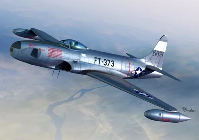 72105  авиация  Lockheed RF-80A Over Korea  (1:72) 8592977721054