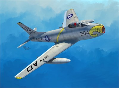 72139  авиация  North-American Fj-3/FJ-3M Fury  (1:72) 8596444721394