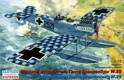 72163  авиация  Ганза Бранденбург W29 Морской истребитель 1-ая М.В. (1:72) 4620748781151