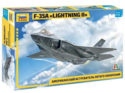 7296  авиация  Американский истребитель пятого поколения F-35А «LIGHTNING II»  (1:72) 4600327072962
