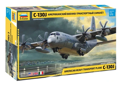 7325  авиация  С-130J Американский военно-транспортный самолёт  (1:72) 4600327073259