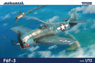 7457  авиация  F6F-3  (1:72) 8591437562619