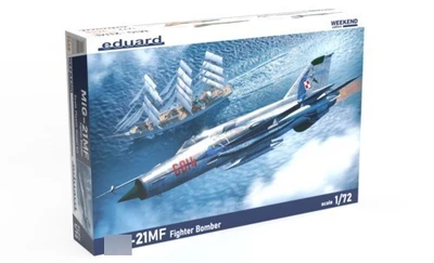 7458  авиация  Истребитель-бомбардировщик M&G-21МФ  (1:72) 8591437563333