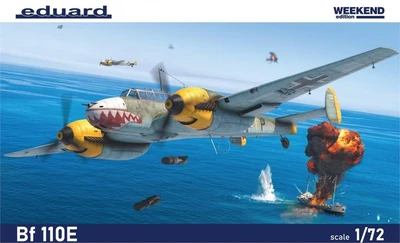 7464  авиация  Bf-110E  (1:72) 8591437571055