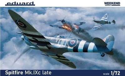 7473  авиация  Spitfire Mk.IXc late  (1:72) 8591437588510